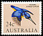 Azure Kingfisher Ceyx azureus  1966 Definitives 
