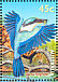 Sacred Kingfisher Todiramphus sanctus  2000 Bangkok 2000 6v sheet