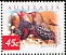 Painted Finch Emblema pictum  2001 Nature of Australia - Desert birds Sheet, p 14x14½