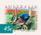 Purple-backed Fairywren Malurus assimilis  2001 Nature of Australia - Desert birds Sheet, sa, p 11½x11, SNP