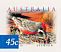 Crimson Chat Epthianura tricolor  2001 Nature of Australia - Desert birds Sheet, sa, p 11½x11, SNP