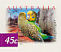 Budgerigar Melopsittacus undulatus  2001 Nature of Australia - Desert birds $4.50 booklet, sa, p 11Â½x11, SNP