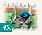 Purple-backed Fairywren Malurus assimilis  2001 Nature of Australia - Desert birds $9 booklet, sa, p 11Â½x11, SNP