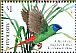 Blue-faced Parrotfinch Erythrura trichroa  2018 Canberra 2018 Sheet