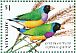 Gouldian Finch Chloebia gouldiae  2018 Finches of Australia Sheet