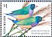 Gouldian Finch Chloebia gouldiae  2018 Thailand 2018 Gouldian Finch 3x1v sheet