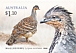 Malleefowl Leipoa ocellata  2022 Megapodes of Australia 10x1.10$ booklet, sa