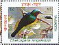 Ruby-cheeked Sunbird Chalcoparia singalensis  2012 Indonesia 2012 Sheet