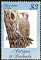 Northern Flicker Colaptes auratus  1984 Overprint BARBUDA MAIL on Antigua & B 1984.01 