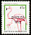 American Flamingo Phoenicopterus ruber  1996 Overprint BARBUDA MAIL on Antigua & B 1995.01 