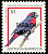 Greater Antillean Bullfinch Melopyrrha violacea  1996 Overprint BARBUDA MAIL on Antigua & B 1995.01 