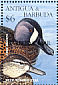 Blue-winged Teal Spatula discors  1997 Overprint BARBUDA MAIL on Antigua & B 1995.03  MS