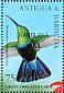 Green-throated Carib Eulampis holosericeus  1997 Overprint BARBUDA MAIL on Antigua & B 1995.04 Sheet