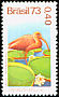 Scarlet Ibis Eudocimus ruber  1973 Brazilian flora and fauna 4v set