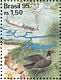 Great Egret Ardea alba  1995 Lubrapex 95 (Rio Tiete) Sheet
