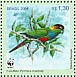Ochre-marked Parakeet Pyrrhura cruentata  2001 WWF Sheet