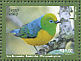 Blue-naped Chlorophonia Chlorophonia cyanea  2009 Colourful birds Sheet