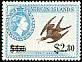 Magnificent Frigatebird Fregata magnificens  1962 Surcharge on 1956.01 