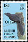 Smooth-billed Ani Crotophaga ani  1986 Overprint OFFICIAL on 1985.01 