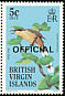 Mangrove Cuckoo Coccyzus minor  1986 Overprint OFFICIAL on 1985.01 