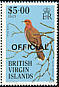 Zenaida Dove Zenaida aurita  1986 Overprint OFFICIAL on 1985.01 