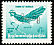 White-browed Fantail Rhipidura aureola  1968 Overprint with Burmese letters on 1968.01 