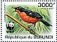 Papyrus Gonolek Laniarius mufumbiri  2011 WWF Sheet