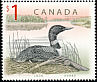Common Loon Gavia immer  1998 Canadian wildlife 2v set