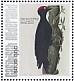 Black Woodpecker Dryocopus martius  2021 Birds (Saba) 2021 Sheet