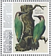 European Green Woodpecker Picus viridis  2021 Birds (Saba) 2021 Sheet