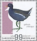 Common Moorhen Gallinula chloropus  2022 Birds (Saba) 2022 Sheet