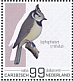 European Crested Tit Lophophanes cristatus  2022 Birds (Saba) 2022 Sheet