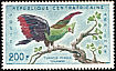 Guinea Turaco Tauraco persa  1960 Definitives 