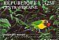 Yellow-collared Lovebird Agapornis personatus  2001 Birds Sheet