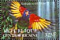 Coconut Lorikeet Trichoglossus haematodus  2001 Birds Sheet