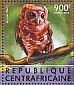 African Wood Owl Strix woodfordii  2015 Owls Sheet