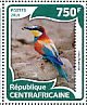 European Bee-eater Merops apiaster  2016 Bee-eaters Sheet