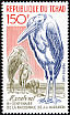 Marabou Stork Leptoptilos crumenifer  1985 Audubon 