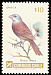 Diuca Finch Diuca diuca  1985 Flora and fauna 12v sheet