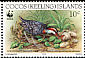 Buff-banded Rail Hypotaenidia philippensis  1992 WWF, Banded Rail Strip