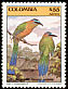 Whooping Motmot Momotus subrufescens  1985 Birds 