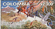 Reddish Hermit Phaethornis ruber  2002 Colombian nature richness Sheet
