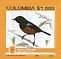 Chestnut-bellied Flowerpiercer Diglossa gloriosissima  2015 Fauna 7v set, sa