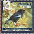 Black-and-gold Tanager Bangsia melanochlamys  2018 Risaralda bird festival 2018 15v sheet