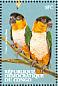 Black-headed Parrot Pionites melanocephalus  2000 Parrots Sheet