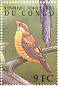 Orange-breasted Waxbill Amandava subflava  2000 Birds of Congo Sheet