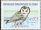 Northern White-faced Owl Ptilopsis leucotis  2003 Birds of prey Strip