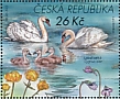 Mute Swan Cygnus olor  2022 Machuv kraj 4v sheet