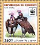 Lappet-faced Vulture Torgos tracheliotos  2016 Vulture, WWF Sheet