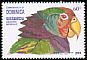 Imperial Amazon Amazona imperialis  1991 Year of environment 2v set